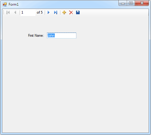 data_form2 The database form running