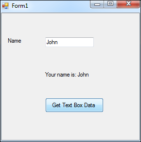 form_label_message The message appears on the label