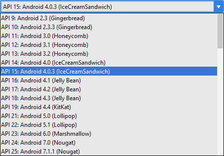 new_project_db5 Android API list