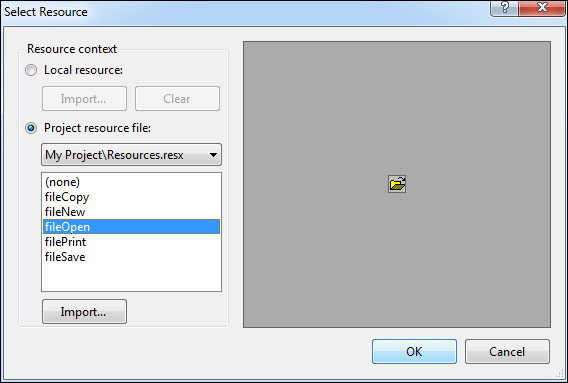 toolstrip_form5 Select Resource