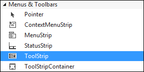 toolstrip_toolbox The Toolstrip control in VB NET