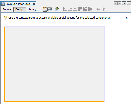 new_blank_form-1 A default blank form created with NetBeans