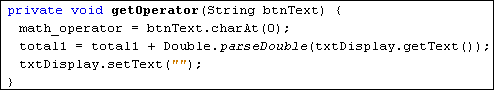 method_getoperator-1 Java method to get the math operator
